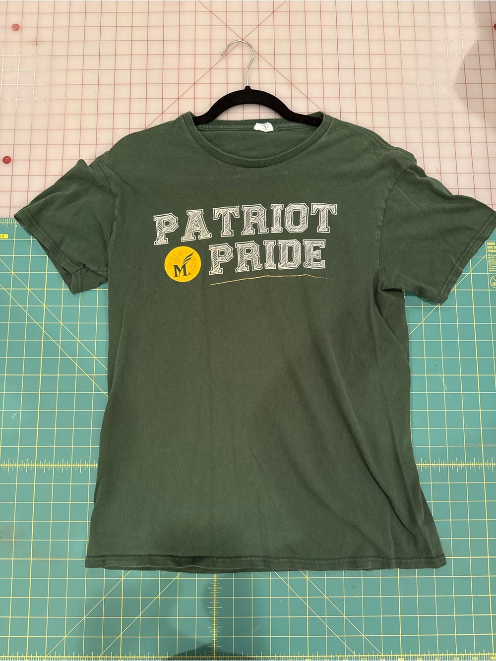 George Mason Patriot Pride Green Graphic Tee